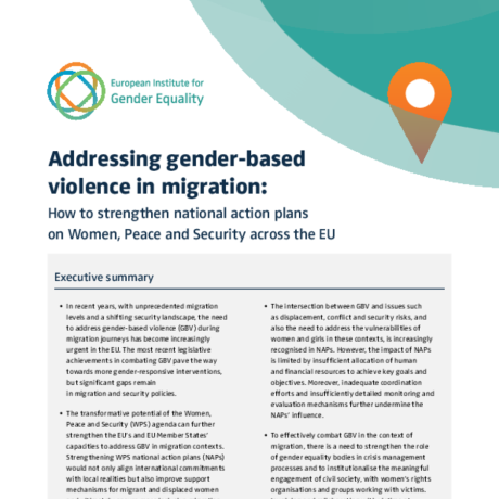Addressing gender-based violence in migration